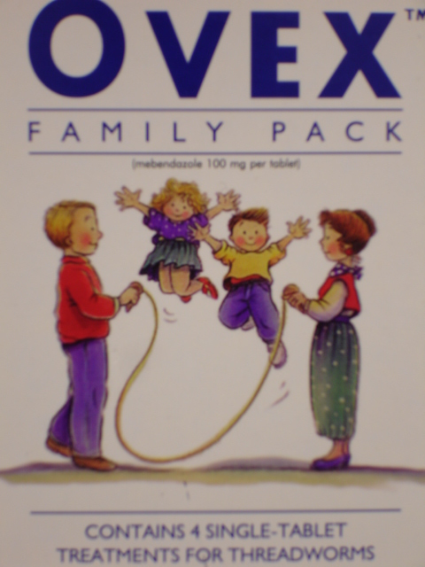 Ovex Family Pack Mebendazole 1 4